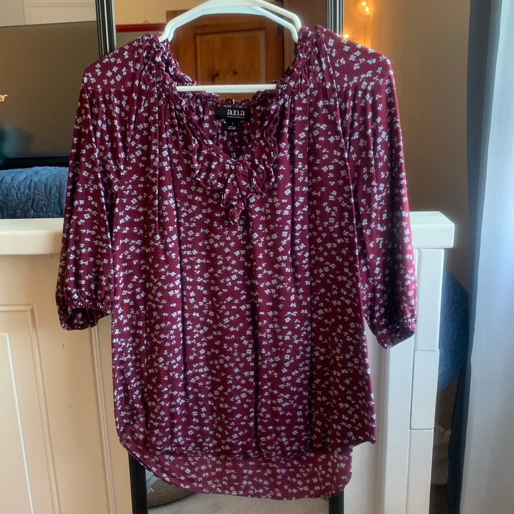 Maroon Blouse